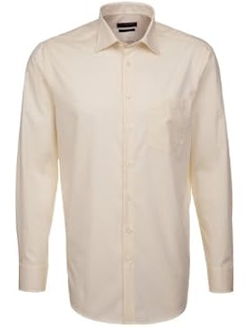 Seidensticker Hemd Uno Kentkragen in Langarm (66cm) Bügelleicht rot, Einfarbig