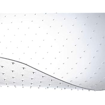 BELLE VOUS Bodenschutzmatte für Bürostuhl 120 x 120 cm (47" x 47