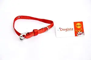 Dogista pet products Nylon Dog Collar 0. 50 inch (Color May Vary) Small