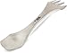Produktbild Outdoor Freakz Titan Spork und Göffel als Campingbesteck und Reisebesteck die Perfekte Messer-Gabel-Löffel-Kombi für Outdoor Fans