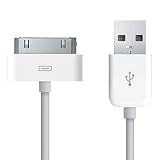 KARP™ White 30 Pin to USB 2.0 Charging Data Cable for Apple iPhone 3 4/ iPod/ iPad - 1 Meter RS.145 (71.00% Off) - Amazon