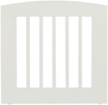 BarkWood Freestanding Wood Pet Gate - Single Panel - Medium - 24"H - White Finish