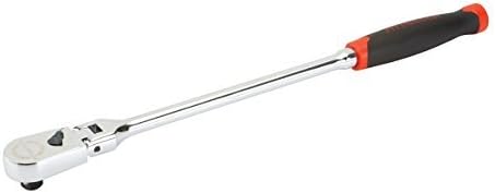 1/2 Inch Drive Professional Flex Head Long Handle Ratchet; 18 Long with TRP Comfort Grip by Pittsburgh Pro