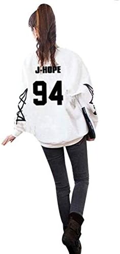 Kpop BTS Round Neck Sweatshirts Bangtan Boys BTS Jumper Hoodies Suga Jin Jimin Jung Kook J-Hope Rap-Monster V