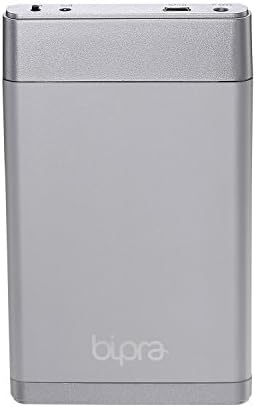 Bipra 250GB 250 GB 2.5 inch External Hard Drive Portable USB 2.0 Includes One Touch Software - Silver - FAT32