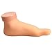 Chinatera Practice Reusable Foot Model Flexible Movable Soft Fake Foot Tool for Nail Art Training Nails Tool