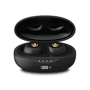 ZEBRONICS Zeb Sound Bomb Q Pro Truly Wireless Bluetooth in Ear Earbuds with Mic (Black)