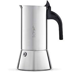 Bialetti - 1785 - Venus Induction Sleeve Fascia - Cafetière Italienne en Inox - 10 Tasses