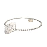 Lora di Lora Armband Bindi Little Things. Eine individuelle Band 925 Sterling Silber für Frauen 18 cm