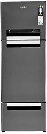 Whirlpool 300 L Frost-Free Multi-Door Refrigerator (FP 313D PROTTON ROY, Steel Onyx)