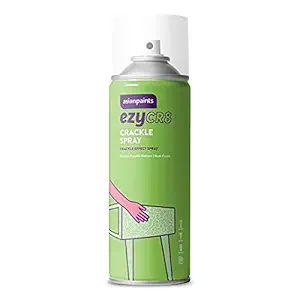 Asian Paints ezyCR8 Crackle, DIY Aerosol Spray for Cracked Pattern Matt Finish- 200 ml, Brown