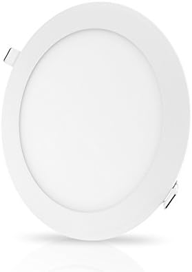SZFC LED Recessed Ceiling Light 5.7in Diameter Ultra Thin Panel Downlight Cool White 6000-6500k 2835SMD Spotlight AC85-265V (9W)