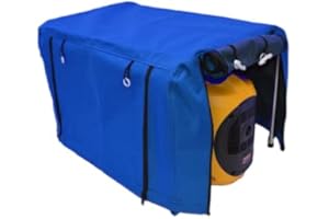 BAGS 4 EVERYTHING STANDARD GENERATOR COVER & FRAME FOR RIGHT PANEL WATERPROOF HEAVY DUTY CANVAS MATERIAL (ROYAL BLUE)