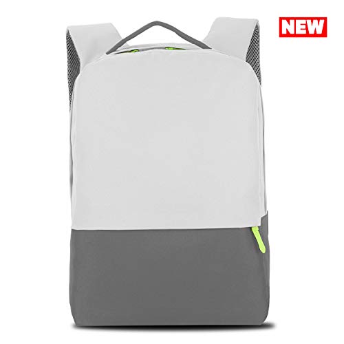 Sportlove Mochila para Portátil 15,6 Pulgadas Negocio Backpack Escuela del Trabajo Diario Estudio para Hombre Mujer Estudiante (Gris)