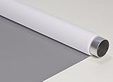 MATE Y SIN ARRUGAS. FONDO DE VINILO DOBLE CARA GRIS BLANCO 150CMX400CM