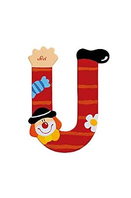 Sevi Lettre déco bois-Lettre Clown U