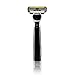 SHAVE-LAB - AON - Manual Razor with 4x Razor Blades (P.4 - 4 blades - for men, black)