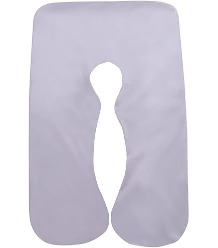 Housse De Coussin De Grossesse En U - 150x80 Cm - Velours Doux Amovible & Lavable - Confort Ventre & Dos