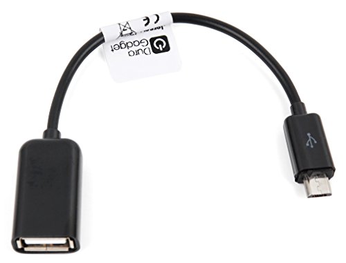 DuraGadget OTG-fähiger Mikro USB zu USB A Adapter für Samsung Galaxy Tab A 10.1 SM-T580 Wi-Fi / T585 LTE / Samsung Galaxy Tab A 9.7 Wi-Fi SM-T550NZKADBT / Samsung Galaxy Tab A 9.7 LTE SM-T555NZWADBT Tablets