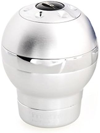Bingohobby Car Gear Knob 5 Speed 6 Speed Universal Shift Knob Gear Shifter Stick Cover Aluminium Alloy Silver