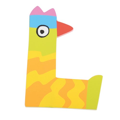 Tatiri Crazy Bird Letter L (Orange/Yellow)