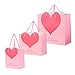 Produktbild TOYANDONA 6 stücke Herz Papiertüte Herz Geschenk Süßigkeiten Verpackungsbeutel Hochzeit Gefälligkeiten Tasche Partei Liefert