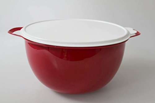 TUPPERWARE Rührschüssel Maximilian 10,0 L dunkelrot Schüssel peng Partybombe Salatbar - 8