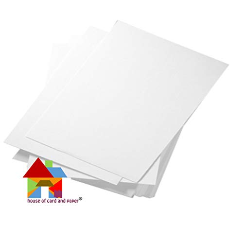 House of Card & Paper  A3 300 gsm Card - White (Pack of 25 Sheets)