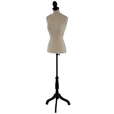 Mendler Mannequin de Couture de Tailleur Buste Torse f?Minin T220 ~ Mousse, CR?me