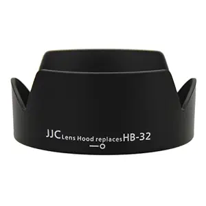 JJC LH-32 Lens Hood for Nikon AF-S 18-70mm f/3.5-4.5G ED-IF DX Zoom-Nikkor, NIKON AF-S 18-135mm f/3.5-5.6G ED-IF DX Zoom-Nikkor, NIKON AF-S DX, NIKKOR 18-105mm f/3.5-5.6G ED VR, NIKON AF-S DX, NIKKOR 18-140mm f/3.5-5.6G ED VR Replaces For Nikon HB-32
