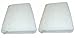 American Baby Company Organic Waterproof Quilted Porta-Crib Pad Cover, 2-Pack