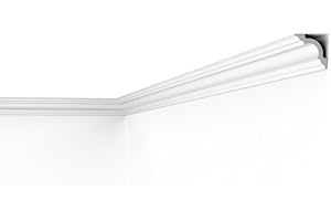 NOEL & MARQUET A2 NOMASTYL Moulure de plafond Polystyrène Noël & Marquet 50 x 50 x 2000 1 pièce