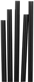 Short Black Cocktail Stirrer Straws Colour: Black. Length: 140mm (5.5"). Pack quantity: 1000