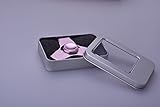 KONKY Finger Hand Spinner Legierung Fidget Fokus Spielzeug mit glatten Oberfläche Finish, Stress Reducer für Angst Relief, ADD, ADHD und Finger Training, Rosa - 5