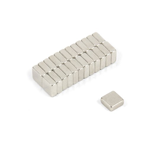 first4magnets F552 - N35-25 5 x 2 mm de grosor N35 imán de neodimio con 0,52 kg tirador (25 unidades)