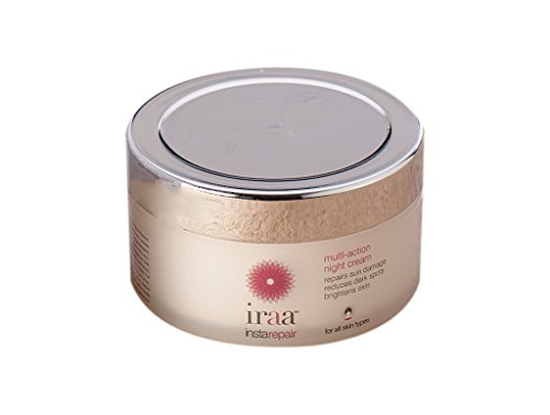 Iraa Insta Repair Multi-Action all in one Night cream with 8 Natural Extracts & Vitamin E ~ Will Repair Sun damage, Brightens, Moisturise, Hydrate, Reduce Dark Spots and fine line, Delay ageing ~ 50 gms RS.327 (45.00% Off) - Amazon