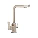 Produktbild Lalaky Modern Bathroom Sink Taps Monobloc Basin Mixer Taps Frosted Oatmeal Hot And Cold Water Purifier,Kitchen Taps Basin Faucets