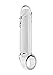Produktbild Sono by Shots Toys No.18 - Dong Extension - Penis Manschette mit Ballstrap, Schaftlänge 261 mm, klar transparent, 1 Stück
