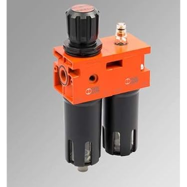 Filtro Regolatore Lubrificatore Aria Compressa 1/2 BSPP - Con Manometro E Scarico Automatico - Foto 11