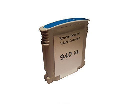 1Tintenpatrone mit Chip ersetzt HP 940XL in Cyan/blau Officejet PRO 8000, Officejet PRO 8000 Series, Officejet PRO 8000 Wireless, Officejet PRO 8000 Enterprise, Officejet PRO 8500 All-in-One, Officejet PRO 8500 All-in-One Wireless, Officejet PRO 8500A e-All-in-One A910a, Officejet PRO 8500A Plus e-All-in-One A910g, Officejet PRO 8500A Premium ersetzt HP940XL HP 940 XL
