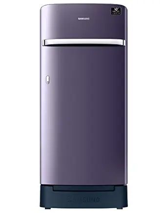 Samsung 198 L 4 Star Inverter Direct-Cool Single Door Refrigerator (RR21A2H2XUT/HL, Pebble Blue, Base Stand with Drawer)