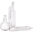 FZN Glass Soxhlet Apparatus Complete Set || Soxhlet Apparatus With Extractor || Soxhlet Apparatus With 500 Ml Flask and 250 Ml extractor ||