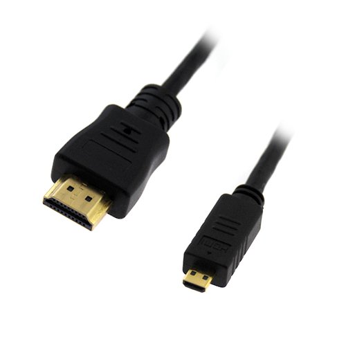 iKross 6 pies Micro HDMI Tipo D A HDMI Cable para GoPro Hero 4, Hero 3 +, Hero 3 y más