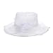 Produktbild Fletion Damen Faltbare Organza Wide Brim Bowler Hut Sommer Strand-Hut Anti-UV Sonnenschutz Kappen Hochzeiten Hut Mit Elegante Blumen
