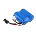 Produktbild Panamami 7.4V 600mAh Balance Stecker Lithium-Ionen-Akku mit USB-Ladegerät für RC Boot Skytech H100 H102 H106 Syma Q2 Q3 - Blau