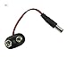 Produktbild Angebot 20 Stück 9V Batteria-Kabel Clip mit 2,1 x 5,5 mm Stecker DC Plug Power T Typ für Arduino