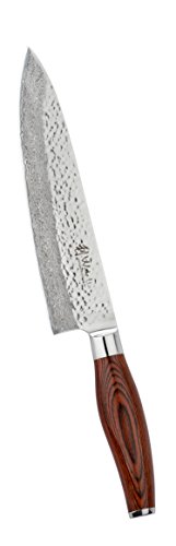 Wakoli Damastmesser (Chefmesser) japanischer Damaststahl VG-10, mit Holzverpackung, Wakoli Premium Serie - 3