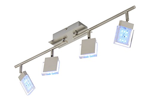 Briloner Leuchten 2530-042 LED Deckenstrahler, Farbsteuerung/Farbwechsel mit Fernbedienung, dimmbar, schwenkbar - 4