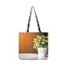 Produktbild Bunte blumen in einem keramik blumentopf leinwand tote handtasche umhängetasche crossbody taschen geldbörsen für männer und frauen einkaufen tote