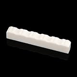 Tamaño: 55x6x10mm MusiclilyRanurada da Cejuela Superior Cejilla de Hueso para Guitarra Clásica, DJ-07 52x6x9 mm (2 piezas)